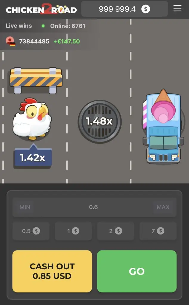 Chicken Road 2 žaidimo programėlė